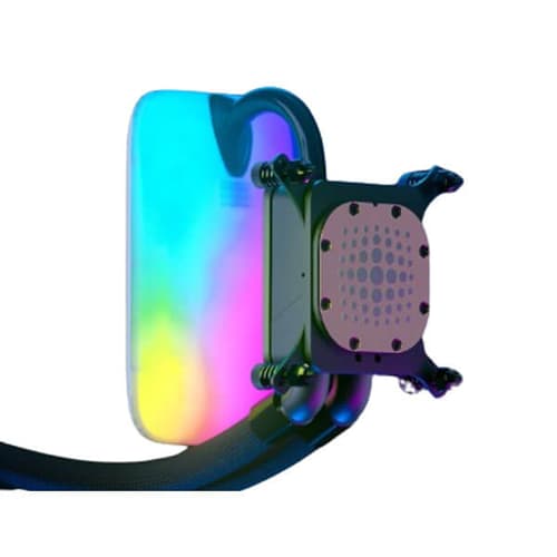 Hyte Thicc Q60 240mm CPU Liquid Cooler (Black and White)